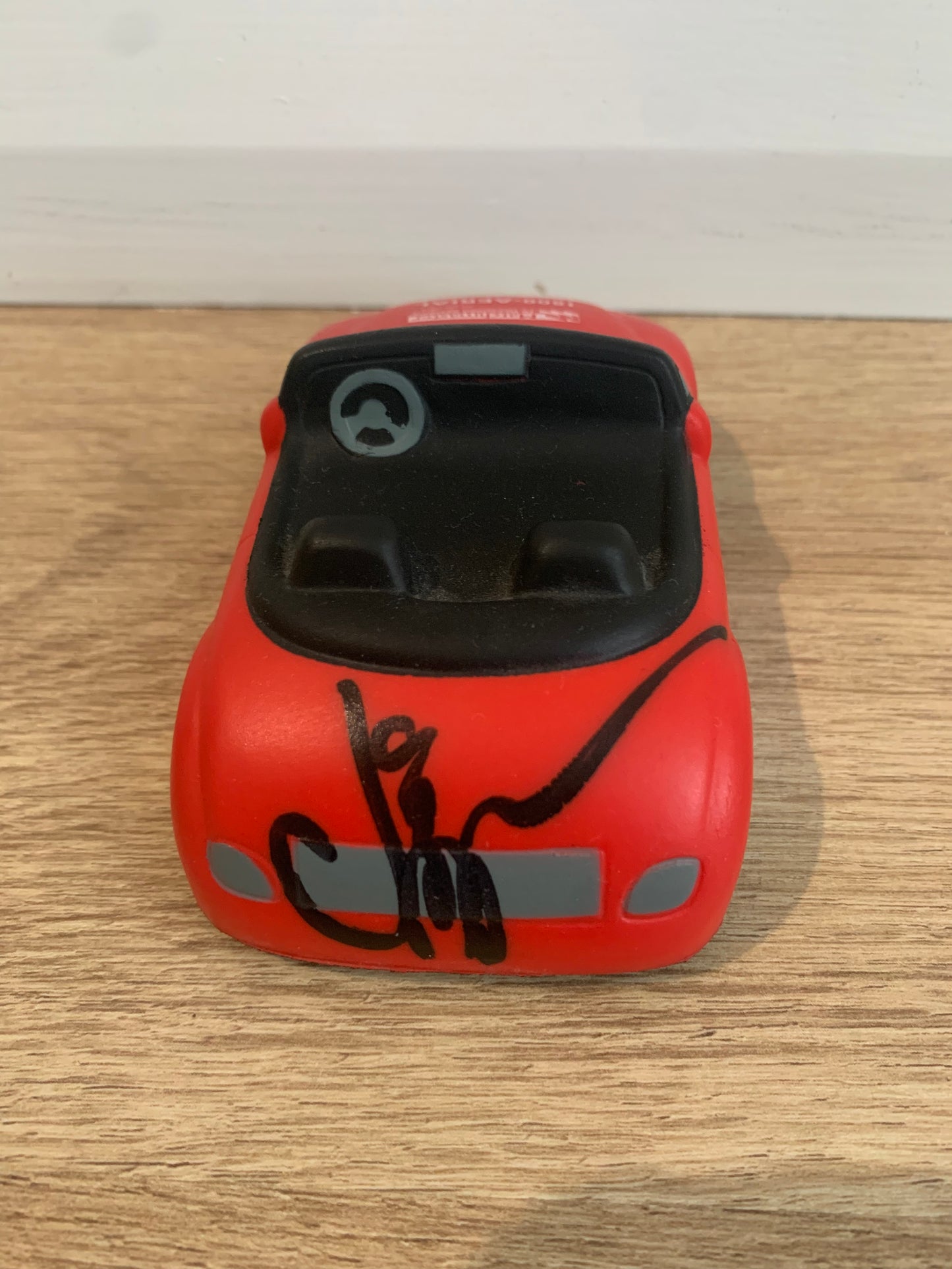 Jason Bargwanna Signed Foam Car