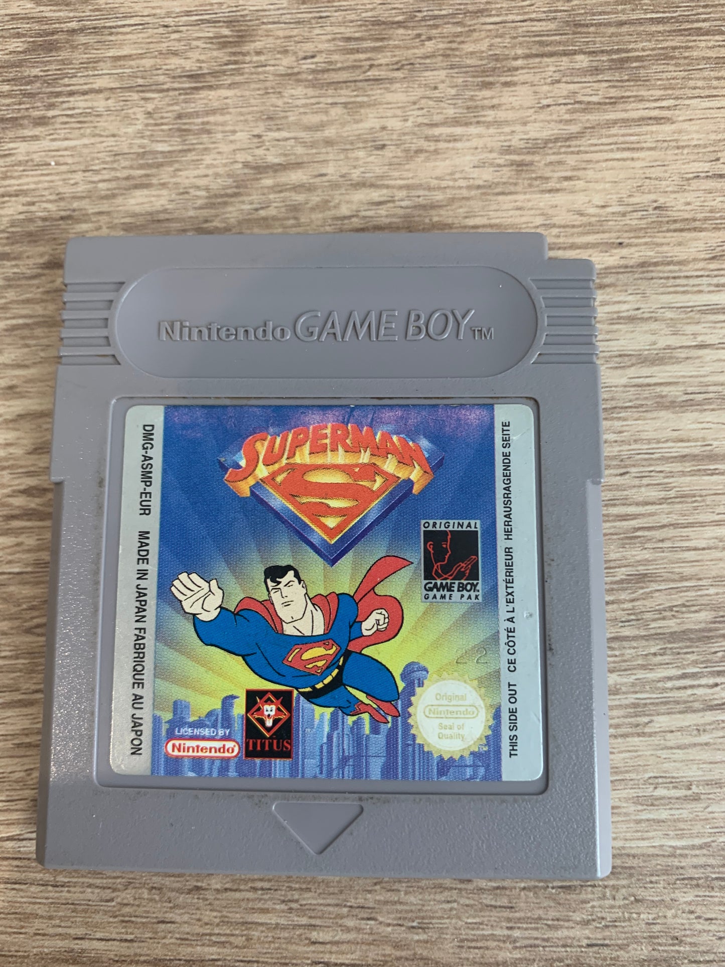 Original Superman Gameboy Game