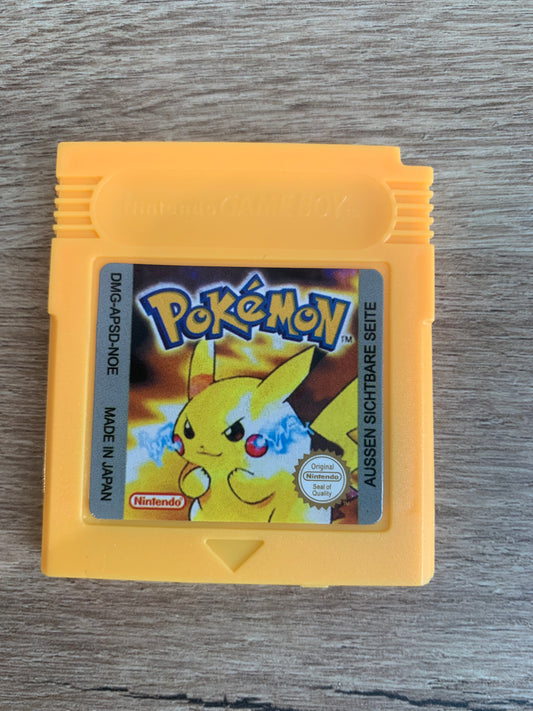 Pokémon Yellow Gameboy Game