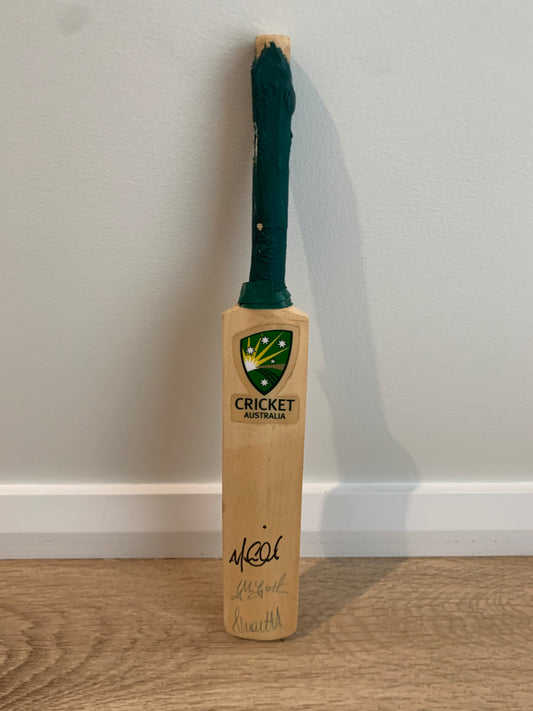 Signed Australian Mini Cricket Bat