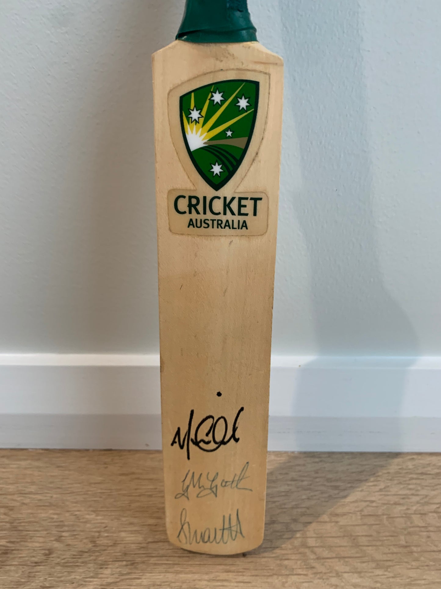 Signed Australian Mini Cricket Bat