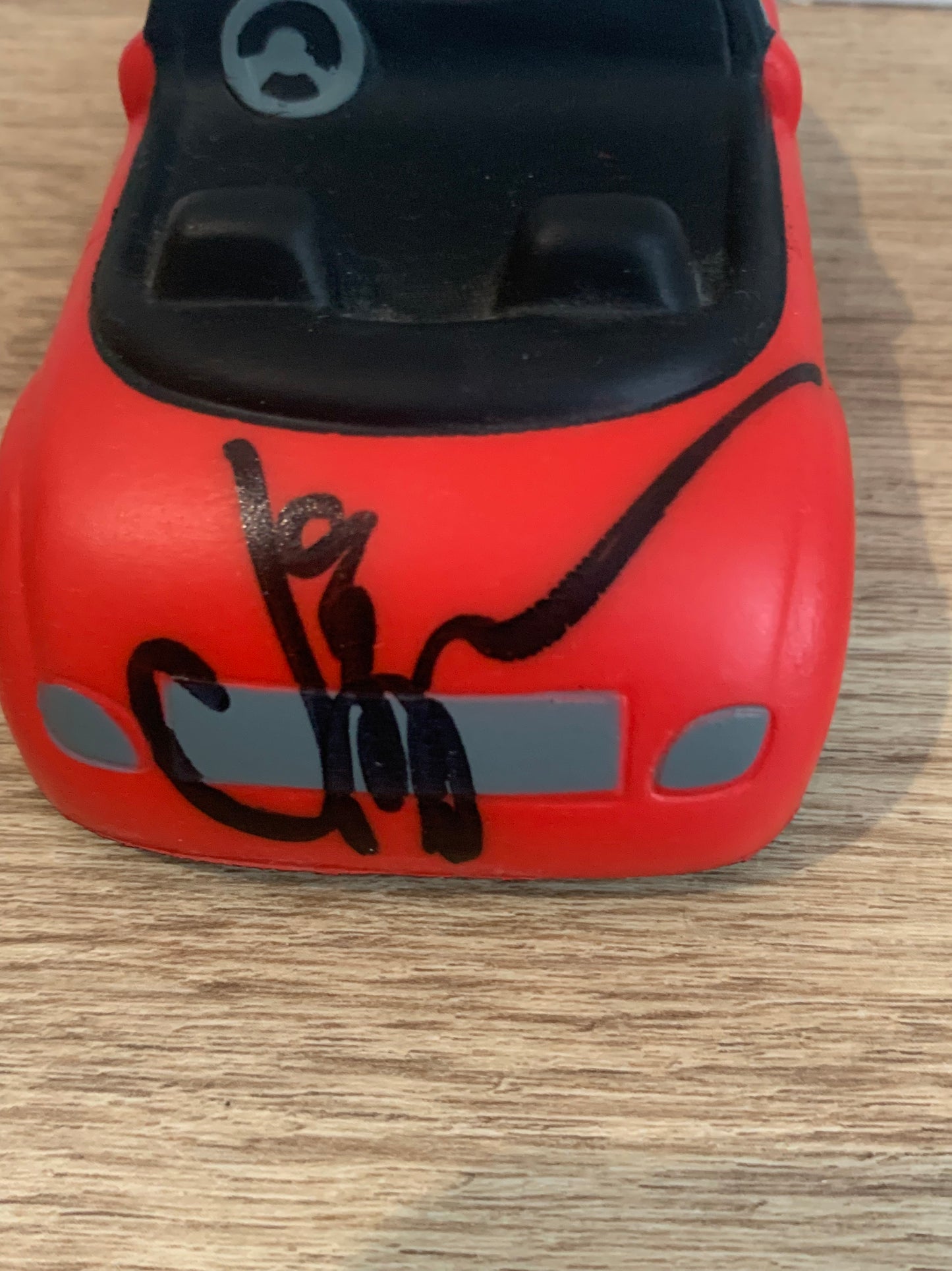 Jason Bargwanna Signed Foam Car